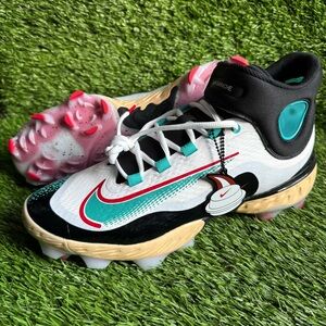 Nike Alpha Huarache Elite Mid MCS Cleats 12 Paul Goldschmidt HJ7965-102 Baseball